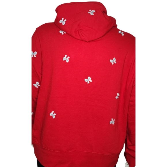 NWT 3XL Ampersand Red Bow Hoodie 💕 Romantic Cozy Valentine Chic - Picture 4 of 8